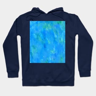 Blue and green color paint Hoodie